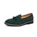 Men's Shoes Spring And Autumn Business Tassel Leather Shoes Men's Large Size Suede Slip On Loafers Fashion Solid Color Suit Leather Shoes_vogvips.com