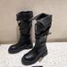 Women's Over-The-Knee Boots Women's Over-The-Knee Boots Shoes Knee Women's Martin Belt Buckle Thick Soled Motorcycle Knight High Top Fashion Boots_vogvips.com