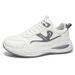 Men's New Summer Breathable Leather Sneakers, Trendy Versatile Soft-soled Non-slip Casual Dad Shoes_vogvips.com