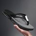 Lu Lu'an Summer Thick Sole Herringbone Sandals For Men's Slippers Wearing Anti Slip Fashion New Beach Shoes Outside_vogvips.com