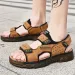 2026 Leather Shoes Man Casual Comfortable Barefoot Pentoufle Homme Summer Sandals Men_vogvips.com