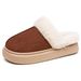 Shoes New Style Fleece-Lined Thickened Snow Fashionable Versatile Short Cross-Border Large Size Slip-On Women's Cotton_vogvips.com