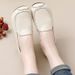 Mom Shoes Soft Sole One Pedal Single Shoes Women's Season Comfortable Soft Beef Tendon Sole Flat Sole Women's Shoes Medium Single Shoes_vogvips.com