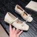 Inner Height Increase 5CM Mary Jane Shoes Women's Non-slip Bow Shoes_vogvips.com