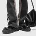2025 New Bright Black Business Casual Leather Big Toe Derby, Low Top, Thick Sole, High Height Men's Shoes Z13_vogvips.com