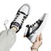 Men's High Top Canvas Shoes Height Increasing White Sneakers Trendy Skateboarding Lace Up Student Comfortable Platform Casual_vogvips.com