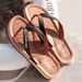 Luradi Flip-Flops Summer Fashion Thick-Soled Non-Slip Beach Shoes Trendy Men's Sandals_vogvips.com