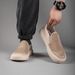 Euro Step Men's Shoes Comfortable Breathable Soft Sole Round Toe Slip-On Loafers Outdoor Casual Moccasins_vogvips.com