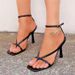 Women's Shoes Square Head High Heel Clip Toe Sandals Women's Stiletto Buckle Fashion Shoes Sandal Heels Shoes_vogvips.com