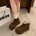 Unique Versatile Height-Increasing Snow Boots For Women, Fleece-Lined Style Short Boots, Winter New_vogvips.com