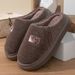New Men's Slippers Autumn And Winter Warmth, Thick Bottom, Anti Slip, Home Furnishings, Indoor Silent, Waiting For Hakka_vogvips.com