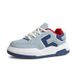 White Women's Autumn New Collection, Spliced Color Collision Casual Board Flat Bottomed College Style Student_vogvips.com