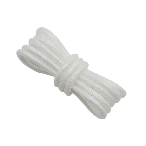 Shoe Accessories 4.5mm shiny round solid color metal wire shoelaces suitable for men and women's casual shoes sports Martin boots_vogvips.com