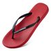Luladi Simple Flat Heel Women In Summer, Non Slip Clip On Sandals Couples Wearing Beach Flip Flops For Men_vogvips.com