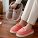 Cotton Women's 2025 New Home Indoor Warm Couple Cute Rabbit Anti Slip Plush Winter Slippers Men_vogvips.com