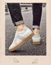 Retro Leather Color Matching Platorm Casual Sports Board Shoes Dexun Xiaobai Breathable Black And White Men's Shoes_vogvips.com
