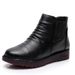 2024 New Autumn Winter Genuine Leather Soft Sole Flat Short Fleece-Lined Mom Cotton Shoes Retro Women's Boots_vogvips.com