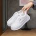 Little White Shoes Children Girls Students Leisure Sports Versatile Board Shoes Street Shooting_vogvips.com