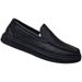 Leather 2026 Spring And Autumn Fashion Slip-on Loafers Sole Soft Upper Moccasins Casual Shoes Men's Footwear_vogvips.com