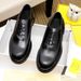 European Trendy Spring And Autumn Genuine Leather British Style Sneakers Men's Top Layer Cowhide Brushed Color Casual_vogvips.com
