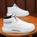 Men's Shoes High-top Shoes Men's Little White Shoes Platform Sports Shoes Casual Board Shoes_vogvips.com
