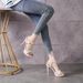 1513-38 Summer Sadals 2025 New Sprig/Summer Korea Style Sexy Oe-Strap Buckle Waterproof Platform High Heels For_vogvips.com