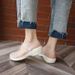 New Style Nurse Clogs For Women, Pregnant Women Closed-Toe , Summer Non-Slip Thick Sole Jelly Beach Shoes, Outdoor Soft Sole Slippers_vogvips.com
