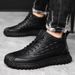 European Warm Series Martin 2025 New Fashion Leather British Style Mid-top Trendy Boots Men's Shoes_vogvips.com