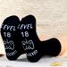 Mid-tube socks casual cotton socks Sole Creative letter non-slip adhesive floor socks game socks_vogvips.com