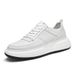 Thick-soled Heightening Board Shoes Men's Invisible Inner Heightening Shoes Cowhide Hollow Breathable Casual Sports Shoes_vogvips.com