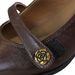 2838-3 European And American Retro Mary Jane Women's Thick Shallow Mouth Pointed Toe Camellia One-Strap Elegant Low Heel_vogvips.com