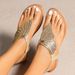 2023 New Women's Fashion Flat Sandals Flip Flops Bohemian Style Women's Shoes Cross Border Supply_vogvips.com