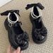 Mary Jane's Exquisite Comfortable Women's 2025 Spring And Summer New Versatile Thick Soled Butterfly Bow Single Shoes_vogvips.com