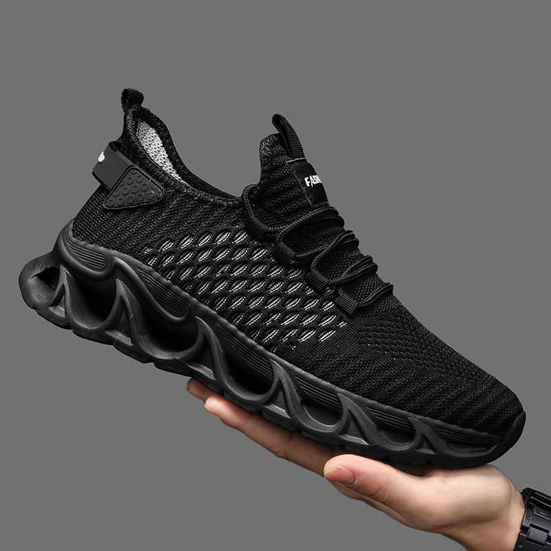 YRZL Men's Lightweight Mesh Running Shoes Casual Sneakers Summer Comfortable Athletic Jogging Running Shoes For Men_vogvips.com