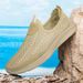 Men's Fly-woven Mesh Shoes Casual Shoes Low-top Foot-covering Running Sneakers_vogvips.com