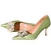 Rhinestone Pointed Thin Heel Pearl Wedding Shoes Women's Wedding Bridesmaid Shoes Temperament Commuter Professional Heels Women_vogvips.com