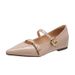 Sheepskin Version~French Pointed-toe Mary Jane Women, 2026 New Model, Height-increasing Patent Leather Soft-soled Shoes_vogvips.com