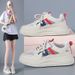 Korean Breathable Little White Shoes Women's Hollow Casual Board Shoes Thick-soled Versatile Muffin Shoes_vogvips.com