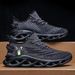 Leading The Trend Men's Running Sports Shoes Breathable Mesh Walking Shoes For Summer Comfortable All Day Outdoor Exercise Shoes_vogvips.com