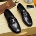 Business Shoes Men, Wedding Groom Shoes, Formal And Casual Cowhide Patent Leather Loafers For Men_vogvips.com