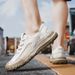 New Outdoor Casual Shoes Heightening Shoes Women's Air Cushion Hiking Shoes Hiking Shoes_vogvips.com