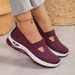 2025 Spring Summer Cross-Border Plus Size Casual Comfortable Women's Slip-On Mesh Shoes For Ladies And Moms_vogvips.com