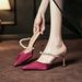 8189-2 Thi Heel High Heels Wome Sati Closed Toe Sadals Oe Strap Rhiestoe Fairy Style Elegat Europea Ad_vogvips.com