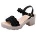 Summer Cross-border High-heeled For Women, Open-toe Strap Beach Shoes, Roman Sanda, Chunky Heel Platform Fashion_vogvips.com