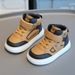 SHLIANG New Fashion Casual Shoes Baby Toddler Shoes For Boys Girls Leather Sneakers Non-slip Children Sport Shoes Y0325_vogvips.com