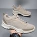 Men'S Breathable Knit Athletic Shoes - Comfortable, Shock-Absorbing, Non-Slip Lace-Up Running Shoes, All-Season Mid-Top, For Jogging And Walking, Athl_vogvips.com