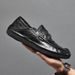 Bean One Foot Style Le Fu Business Casual Soft Sole Comfortable Lazy Leather Men's Shoes_vogvips.com