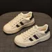 Women Shell Head Genuine Leather Wear-resistant High Height Small White Comfortable Casual Breathable Board Shoes_vogvips.com