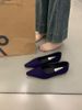 2025 Gentle Wind Evening One Step Stepping, Shallow Mouth, Pointed Scoop Shoes, Versatile, Non Tiring, Commuting, Flat_vogvips.com