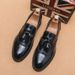 Suitable For All Seasons 45 Slip-On 46 47 Autumn Groom Wedding 48 Large Size Men's Loafers Trendy Youth Small Leather Shoes_vogvips.com